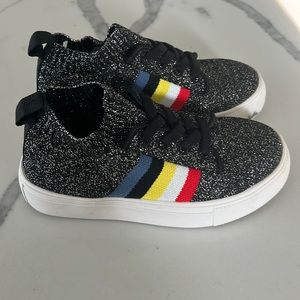 Brand new metallic high top HOO sneakers size 9-Hoo runs a bit small